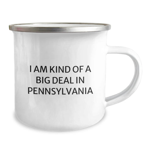 Image of Pennsylvania Proud Gifts for Friends, Funny Camping Mug with I Am Kind Of A Prime Selection Quote, Unique Graduation Gifts from Pennsylvania - Image 2