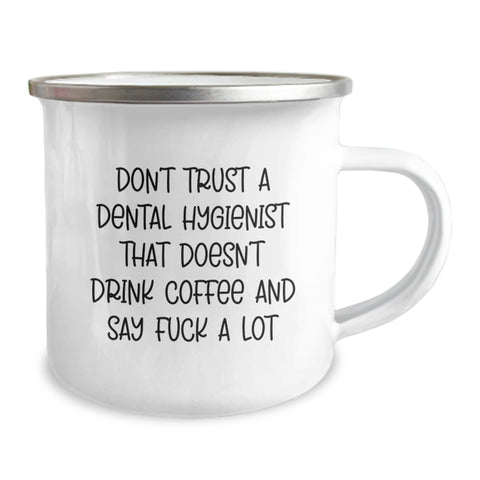 Image of Funny Dental Hygienist Gifts from Friends - Camping Mug for Coffee Lovers with a Sassy Vibe - Christmas Unique Gifts for Her - Image 2