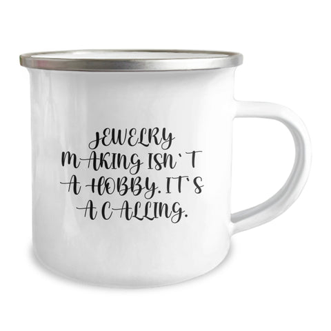 Image of Jewelry Making Enthusiast Gifts from Men to Family Members, Unique Camping Mug for Christmas Unique Gifts - Image 2