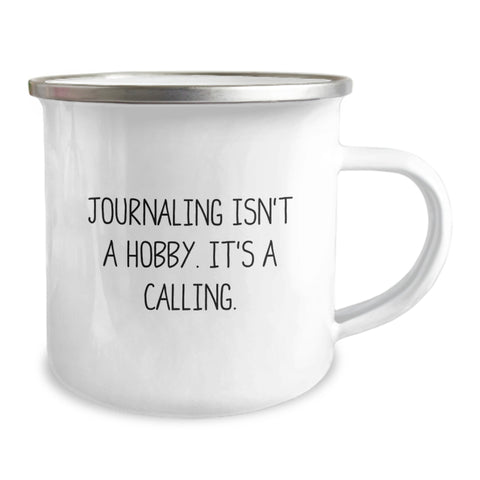 Image of Inspiring Journaling Gifts for Camping Enthusiasts - 'Journaling Isn't A Hobby, It's A Calling.' - Image 2