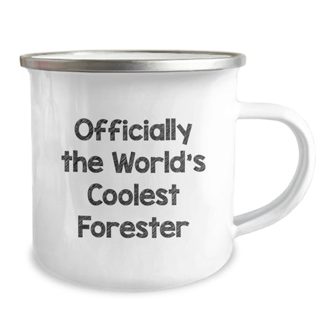 Image of Funny Forester Camping Mug Gifts for Men - Officially The World's Coolest Forester, Birthday Unique Gifts from Friends - Image 2