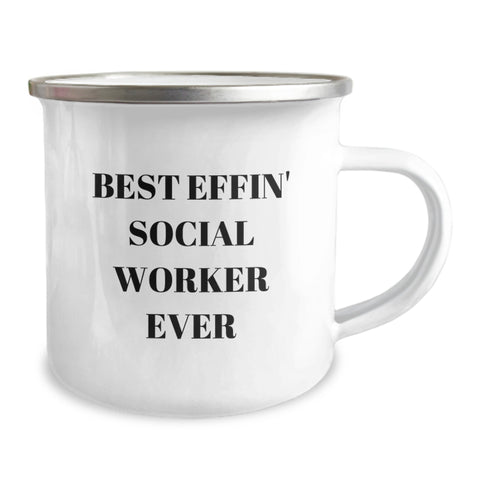 Image of Funny Social Worker Gifts for Men Christmas Unique Presents from Best Effin' Social Worker Ever Lovers - Image 2