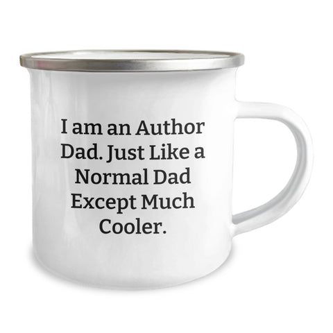 Image of Author Camping Mug Gifts from Dad - Fun Quote for Author Friends Family - Christmas Unique Gifts for Men Women Author Dad - Image 2