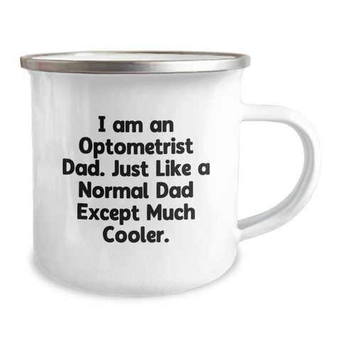 Image of Funny Optometrist Dad Gifts - Optometrist Camping Mug for Dad - Mother's Day Unique Gifts from Men to Optometrist Men - Image 2