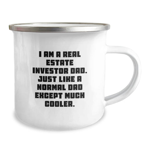 Image of Funny Real Estate Investor Gifts from Dad, Camping Mug for Real Estate Investor Mom on Mother's Day, I Am A Real Estate Investor Dad Mugs - Unique Real Estate Investor Dad - Image 2