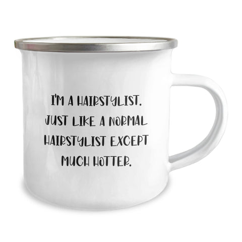 Image of Hairstylist Gifts for Mother's Day - Funny Camping Mug, Perfect for Hairstylist Friends and Family Unique Gifts from Friends - Image 2