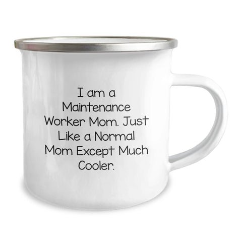 Image of Gifts from Family, Maintenance Worker Mom Camping Mug, Funny Quote - Unique Mother's Day Unique Gifts for Her - Image 2