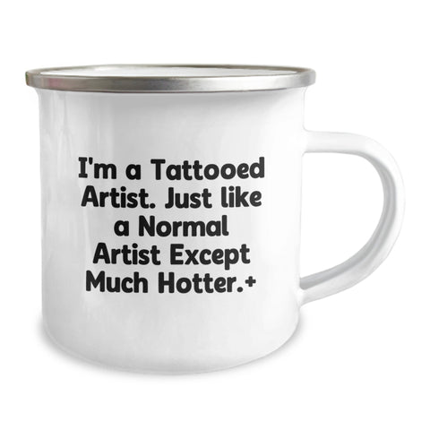 Image of Artist Camping Mug Funny Quote Gifts from Friends for Artist Men Unique Graduation Unique Gifts - Image 2