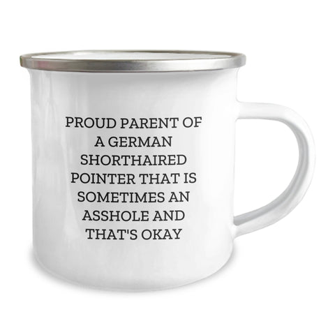 Image of Funny German Shorthaired Pointer Dog Gifts from Family - Proud Parent Camping Mug for Graduation or Just Because - Image 2