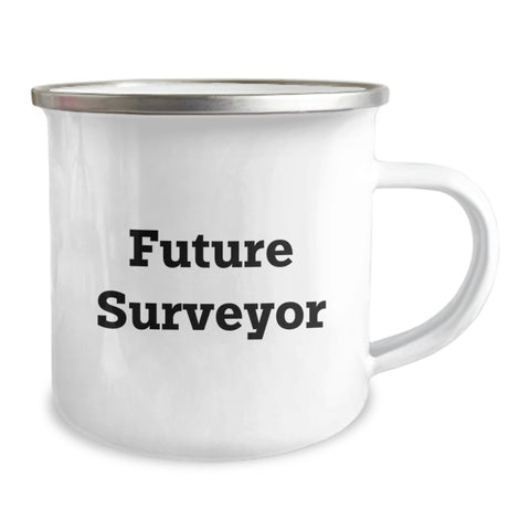 Image of Funny Gifts from Family Members for Future Surveyors, Unique Graduation Gifts for Men or Women, Camping Mug with Inspirational Quote, Perfect for Surveyor Enthusiasts - Image 2