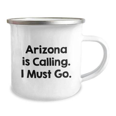 Image of Arizona Camping Mug, Funny Gifts from Friends to Arizona Lovers, Birthday Unique Gifts for Men and Women - Image 2