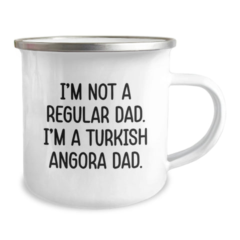 Image of Turkish Angora Cat Dad Gifts for Men from Family, Unique Camping Mug for Graduation - Image 2