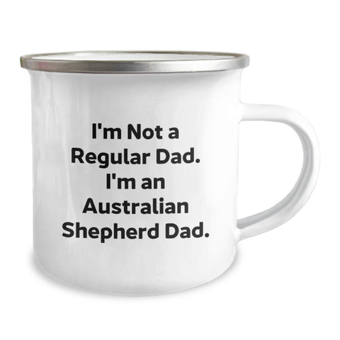 Image of Australian Shepherd Dad Gifts for Men from Family - Funny Camping Mug for Graduation - Image 2