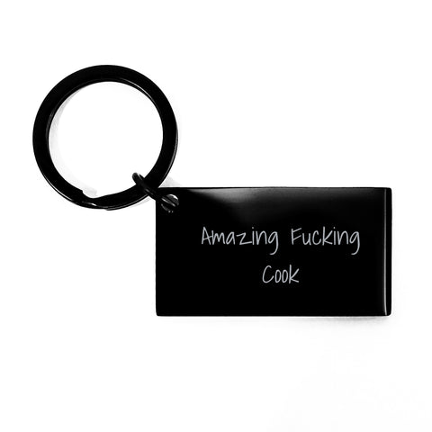 Image of Graduation Unique Gifts for the Amazing 'F--king' Cook Enthusiast, Funny Keychain for Men or Women Friends Family - Image 1