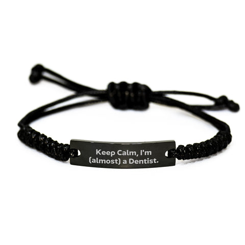 Image of Funny Dentist Rope Bracelet Gifts from Friends to Graduation Unique Gifts for Dentist - Image 1