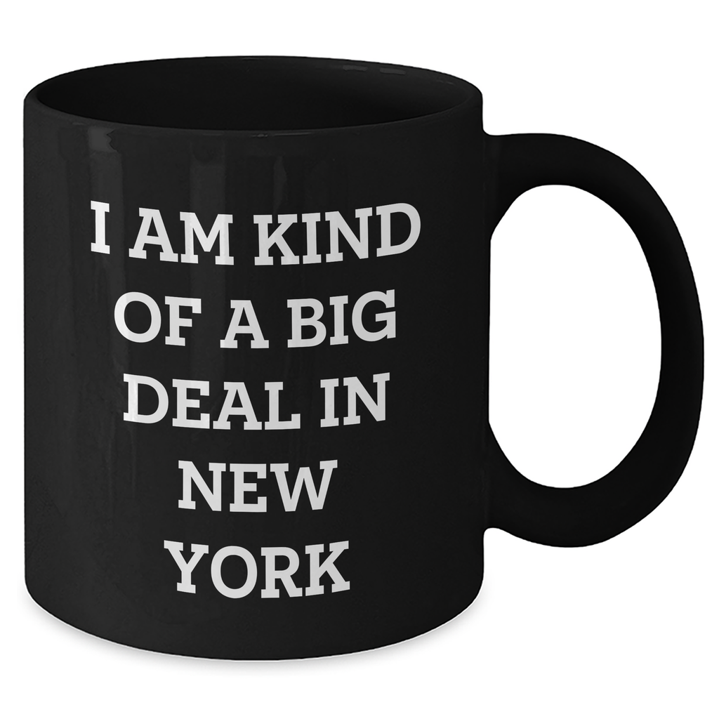 Funny New York Quotes Black Coffee Mugs Gifts for Friends, Coworkers, Family from New York, Perfect for Graduation - Additional