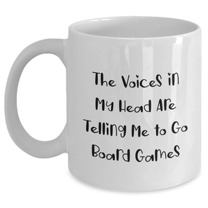 Funny Board Games Humor White Coffee Mug Gifts from Friends to Board Games Lovers on Father's Day - Main