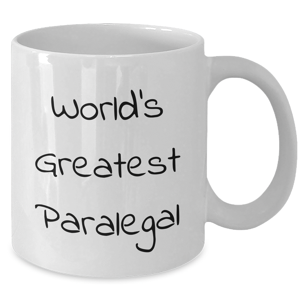 Funny World's Greatest Paralegal Gifts for Mom on Mother's Day White Coffee Mug - Additional
