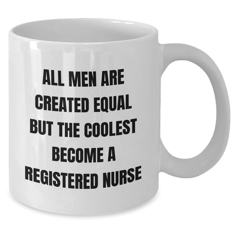 Image of Funny Registered Nurse Gifts - Gifts from Men - White Coffee Mug, Perfect for Mother's Day Unique Gifts for Registered Nurse, Inspirational Quote - Additional