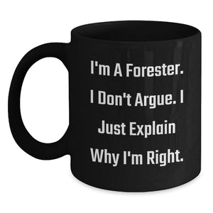 Funny Forester Gifts from Family Members - Birthday Unique Present for Foresters - Main