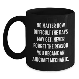 Aircraft Mechanic Funny Mugs Gifts from Family and Friends for Men and Women on Christmas Unique - Main