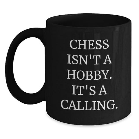 Image of Gifts for Chess Lovers Funny Black Coffee Mugs, Inspirational Quote, Christmas Unique Finds from Friends for Family - Main