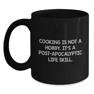 Funny Cooking Quotes Black Coffee Mug Gifts for Dad on Father's Day from Family - Main