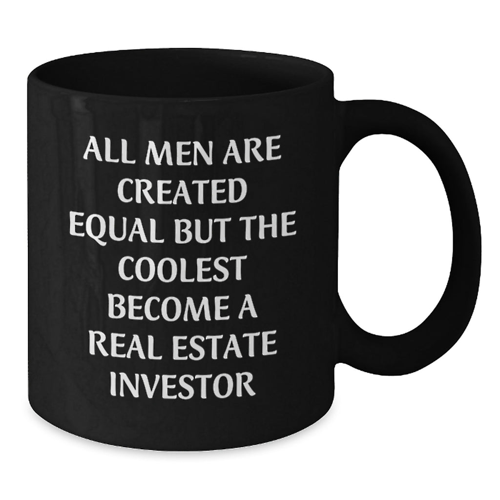 Gifts for Real Estate Investors - Funny Real Estate Quote Black Coffee Mug, Unique Christmas Unique Gifts from Friends to Family Members - Additional