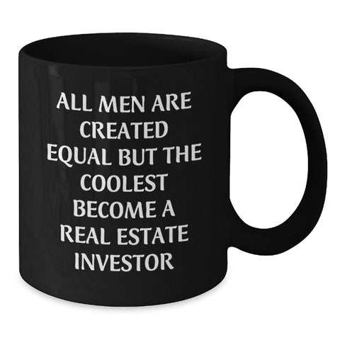 Image of Gifts for Real Estate Investors - Funny Real Estate Quote Black Coffee Mug, Unique Christmas Unique Gifts from Friends to Family Members - Additional