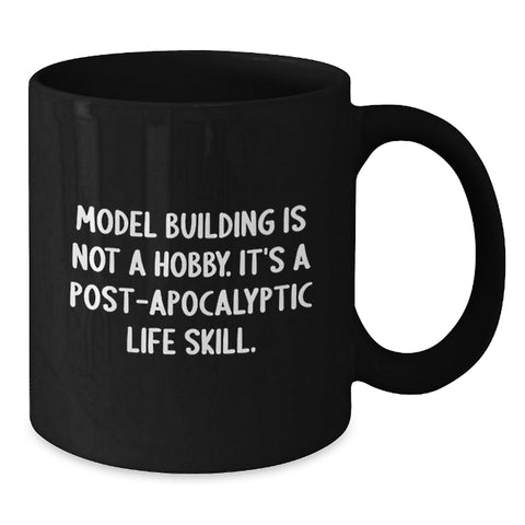 Image of Funny Model Building Gifts for Him Funny Model Building Coffee Mug Birthday Unique Gifts from Friends to Husband - Additional