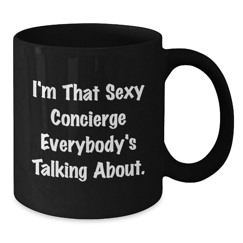 Funny Concierge Quotes Black Coffee Mugs Gifts from Friends for Graduation Unique Gifts - Additional