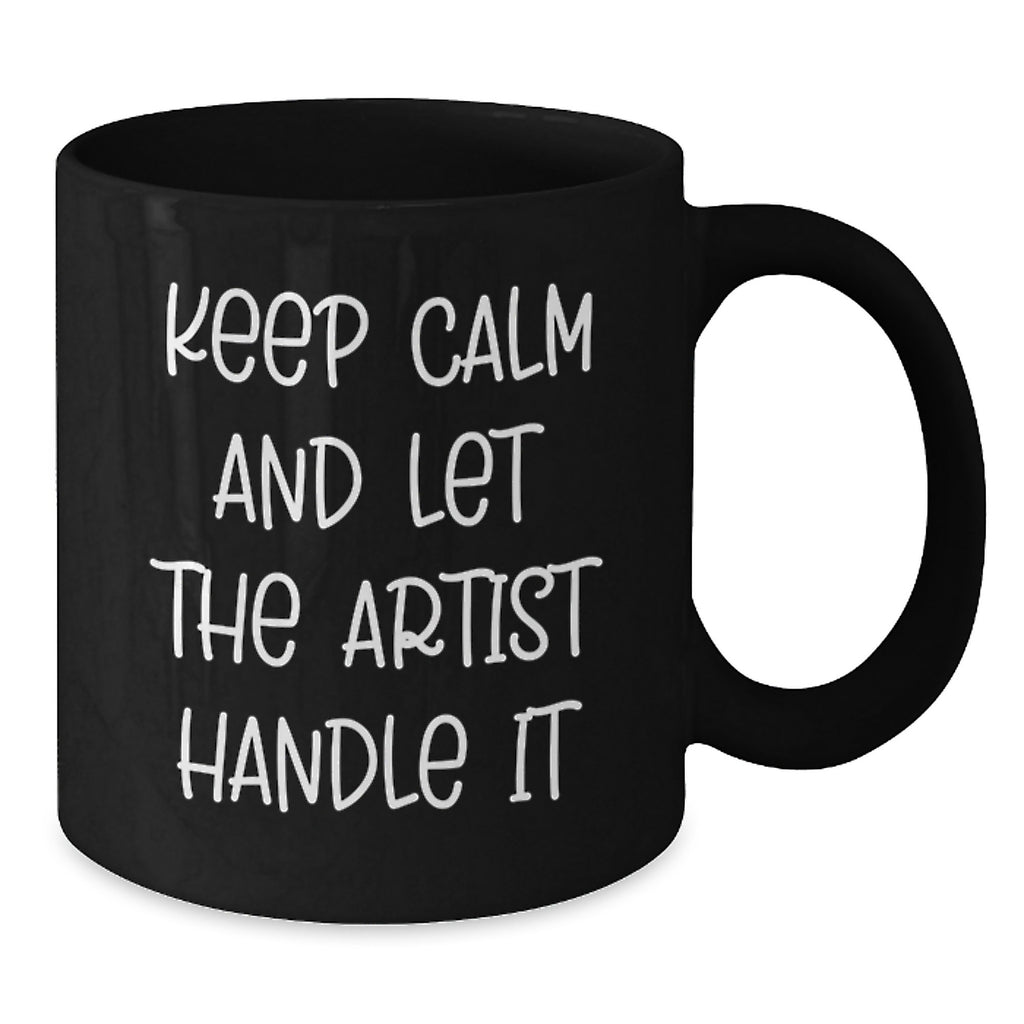 Funny Artist Black Coffee Mugs for Christmas Unique Gifts from Friends, Gifts for Artist, Unique Men Women - Additional