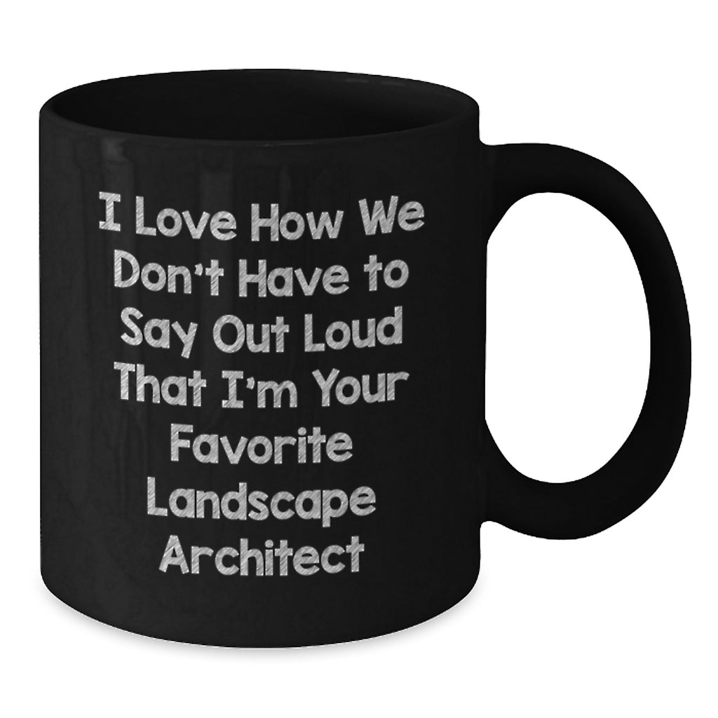 Funny Landscape Architect Gifts from Friends and Family, Black Coffee Mug for Graduation Unique Presents - Additional