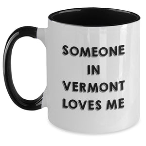 Vermont Lovers Funny Quote Two Tone Coffee Mug Gifts from Friends Birthday Unique - Main