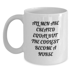 Funny Nurse Quote White Coffee Mugs Gifts from Men to Friends for Christmas - Main