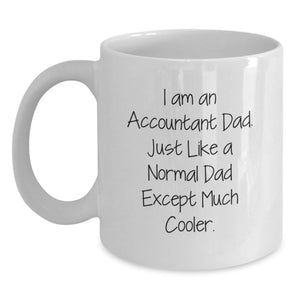 Funny Accountant White Coffee Mugs Gifts from Dad to Accountant for Valentine's - Main