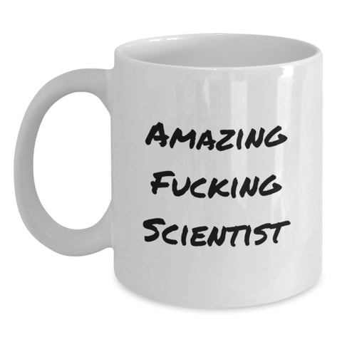 Image of Funny Scientist White Coffee Mug Gifts from Men for Scientists on Graduation Unique Gift - Main