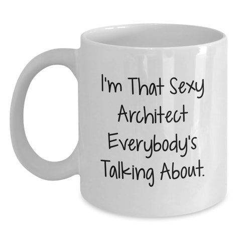 Image of Funny Architect Gifts from Friends Graduation Unique Mugs for Architect Men - Main