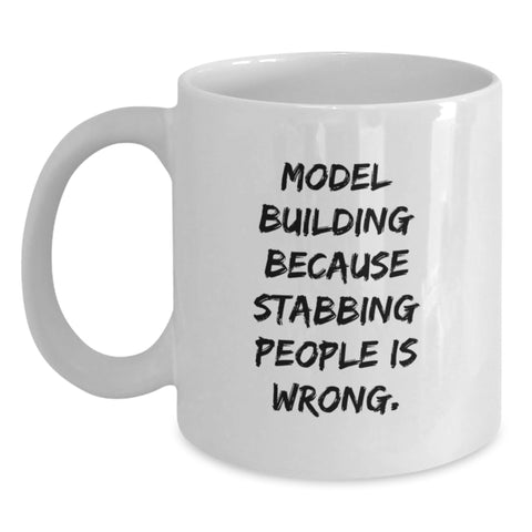 Image of Funny Model Building Gifts for Graduation, Model Building Coffee Mug, Gifts from Friends to Model Building Enthusiasts - Main