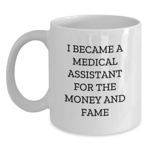 Funny Medical Assistant Gifts for Him - White Coffee Mug, Graduation Unique Gifts from Family to Medical Assistant - Main