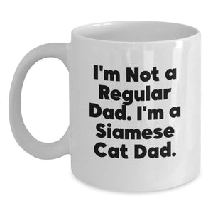 Funny Siamese Cat Dad Gifts from Men to Friends for Christmas Unique Mugs - Main