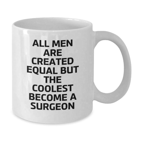 Image of Funny Gifts for Surgeon, White Coffee Mug with Inspirational Quote from Surgeon Gifts for Men Friends Family - Additional