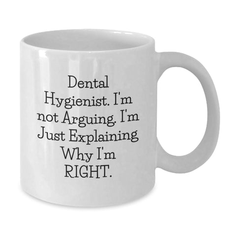 Image of Gifts for Dental Hygienist, Funny White Coffee Mug, Perfect for Christmas Morning, Gifts from Family to Dental Hygienist - Additional