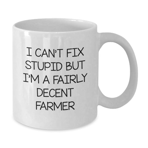 Image of Funny Farmer Mugs Gifts from Friends and Family for Christmas - Additional