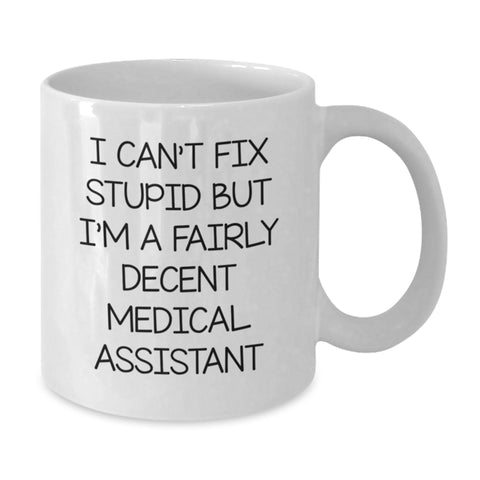 Image of Funny Medical Assistant Gifts from Family for Medical Assistants White Coffee Mug - Additional