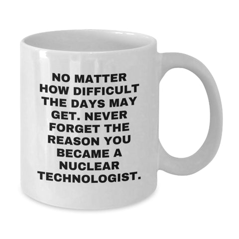 Image of Gifts from Family Friends to Nuclear Technologist Men Christmas Unique Mugs - Inspirational White Coffee Mug - Additional