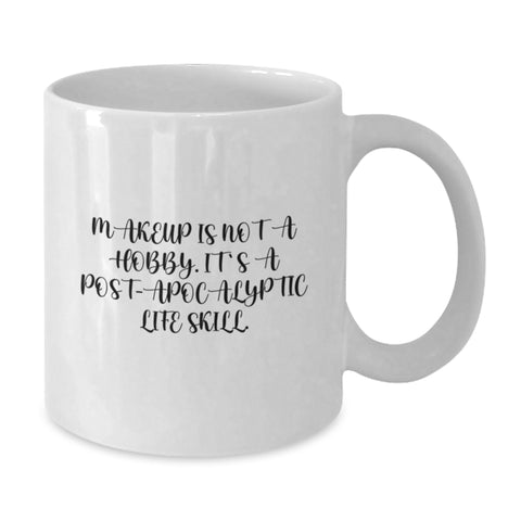 Image of Funny Makeup Lover's White Coffee Mug Gifts from Family for Mother's Day - Additional