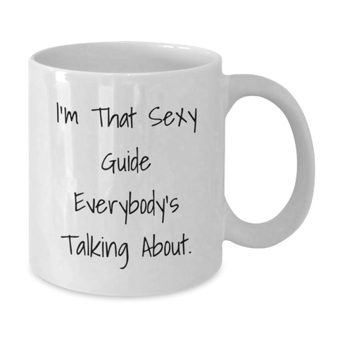 Image of Funny Guide Gifts for Guide Enthusiasts, White Coffee Mugs for Graduation Unique Gifts from Friends - Additional