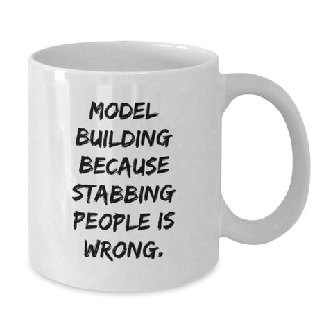 Image of Funny Model Building Gifts for Graduation, Model Building Coffee Mug, Gifts from Friends to Model Building Enthusiasts - Additional