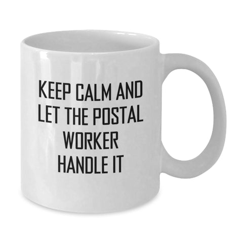 Image of Funny Postal Worker Coffee Mugs Gifts for Postal Worker Men from Friends on Graduation Unique Occasion - Additional